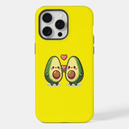 Kiwi Love iPhone / iPad hoesje 15 Pro Max Case (Achterkant)