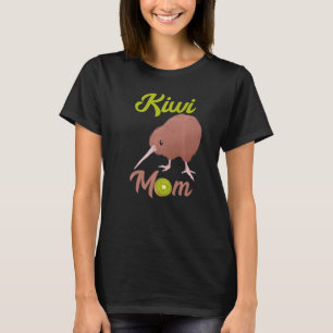 Kiwi Mam Kiwi Bird Vruchtenmoeder Nieuw-Zeeland T-shirt