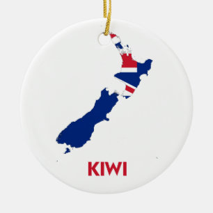 KIWI MAP KERAMISCH ORNAMENT