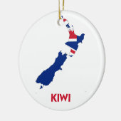 KIWI MAP KERAMISCH ORNAMENT (Links)