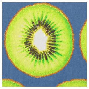 Kiwi met patronen stof