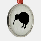 Kiwi Metalen Ornament (Rechts)
