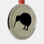Kiwi Metalen Ornament (Rechts)