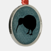 Kiwi Metalen Ornament (Rechts)