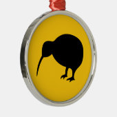 Kiwi Metalen Ornament (Rechts)
