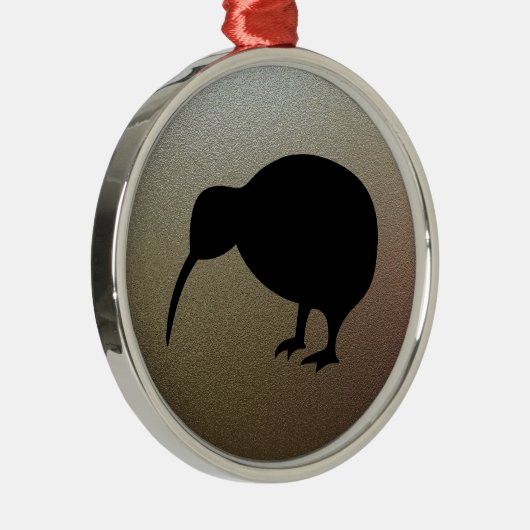 Kiwi Metalen Ornament (Rechts)