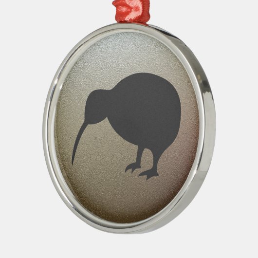 Kiwi Metalen Ornament (Links)