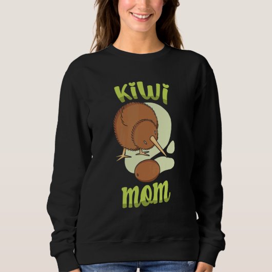 Kiwi Mom Kiwi Bird New Zealand Mothers Day Trui (Voorkant)