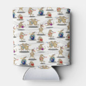 Kiwi Music Pattern Blikjeskoeler (Achterkant)