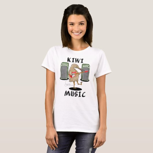 Kiwi Music T-shirt (Voorkant volledig)