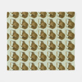 Kiwi N.Z. Bird Fleece Deken (Voorkant (Horizontaal))