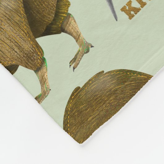 Kiwi N.Z. Bird Fleece Deken (Hoek)