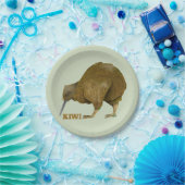 Kiwi N.Z. Bird Papieren Bordje (Feest)