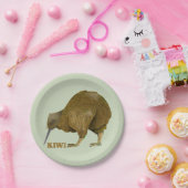 Kiwi N.Z. Bird Papieren Bordje (Feest)