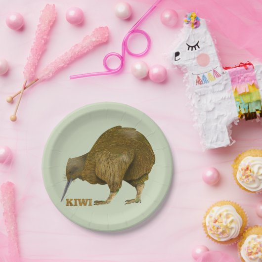 Kiwi N.Z. Bird Papieren Bordje (Feest)