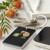 Kiwi Neuseeland flugunfähig Vogel Kiwifrucht Sleutelhanger (Voorkant Rechts)