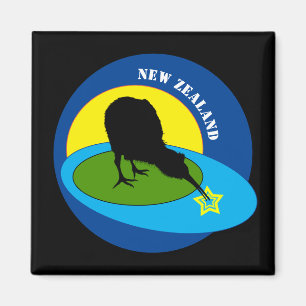 Kiwi - New Zealand Bird & Bro Travel (magneten) Magneet