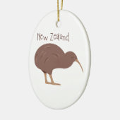 Kiwi New Zealand Bird Keramisch Ornament (Links)