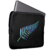 KIWI NEW ZEALAND FERN PAUA LAPTOP SLEEVE (Voorkant Rechts)