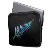KIWI NEW ZEALAND FERN PAUA LAPTOP SLEEVE (Voorkant Links)