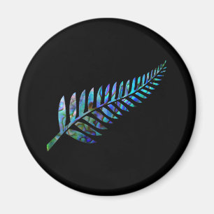 KIWI NEW ZEALAND FERN PAUA MAGNEET