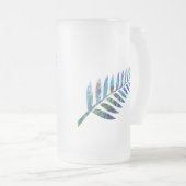 KIWI NEW ZEALAND FERN PAUA MATGLAS BIERPUL (Voorkant rechts)