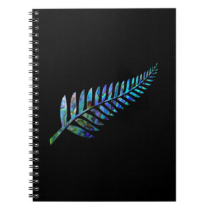 KIWI NEW ZEALAND FERN PAUA NOTITIEBOEK