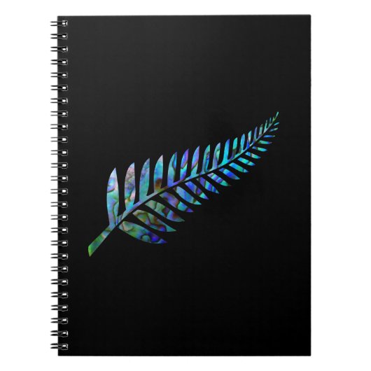 KIWI NEW ZEALAND FERN PAUA NOTITIEBOEK (Voorkant)
