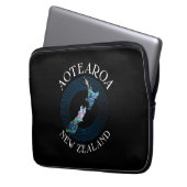KIWI NEW ZEALAND PAUA LAPTOP SLEEP SLEEVE (Voorkant Links)