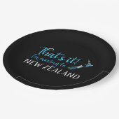 KIWI NEW ZEALAND PAUA PAPIEREN BORDJE (Gekanteld)