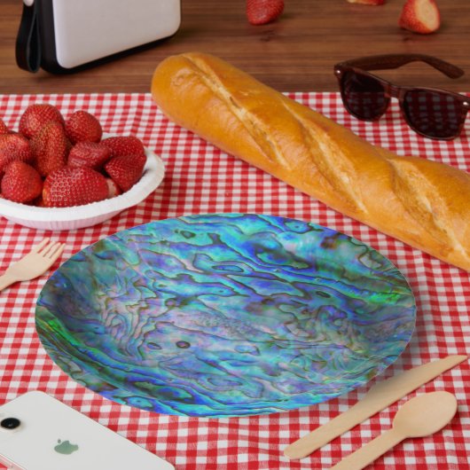 KIWI NEW ZEALAND PAUA PAPIEREN BORDJE (Picknick)