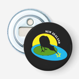 Kiwi - Nieuw-Zeeland Bird & Bro Reizen (Party) Button Flesopener