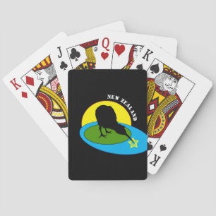 Kiwi - Nieuw-Zeeland Bird & Bro reizen (spelletjes Pokerkaarten