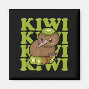 Kiwi Nieuw-Zeeland Citaat voor een Kiwi Vogelliefh Magneet