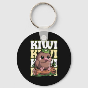 Kiwi Nieuw-Zeeland Citaat voor een Kiwi Vogelliefh Sleutelhanger