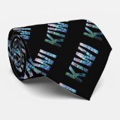 KIWI NIEUW-ZEELAND KIWI PAUA STROPDAS (Opgerold)