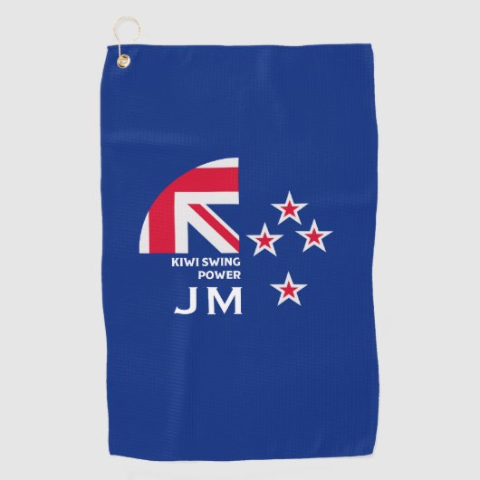 Kiwi Nieuw-Zeelander Golft Golfhanddoek (Voorkant)