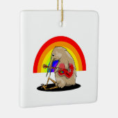 Kiwi Nieuw-Zeelandse muziek Keramisch Ornament (Rechts)