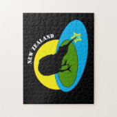 Kiwi - Nieuw-Zeelandse vogel en aotearoa/kinder pu Legpuzzel (Verticaal)