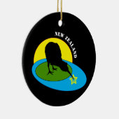 Kiwi - Nieuw-Zeelandse vogelreis en Bro-reizen (Ke Keramisch Ornament (Rechts)