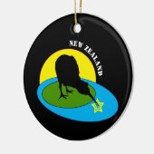 Kiwi - Nieuw-Zeelandse vogelreis en Bro-reizen (Ke Keramisch Ornament (Links)