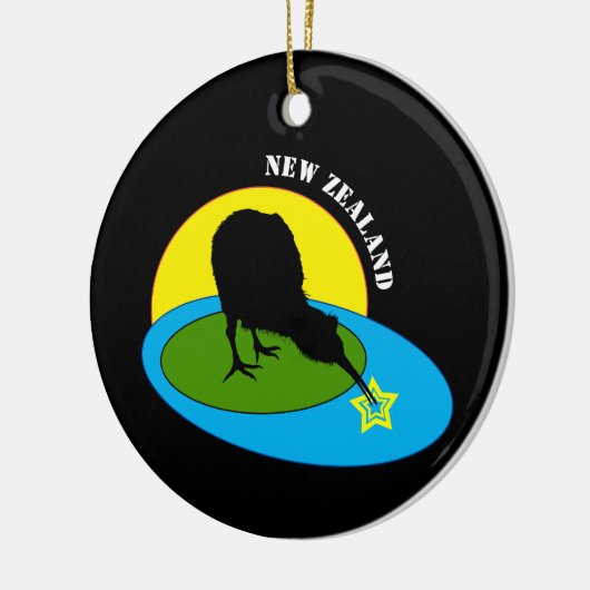 Kiwi - Nieuw-Zeelandse vogelreis en Bro-reizen (Ke Keramisch Ornament (Links)