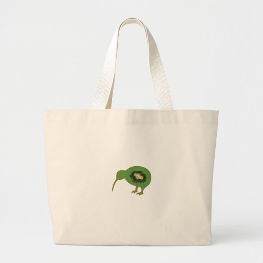 kiwi nz kiwifruit grote tote bag (Voorkant)