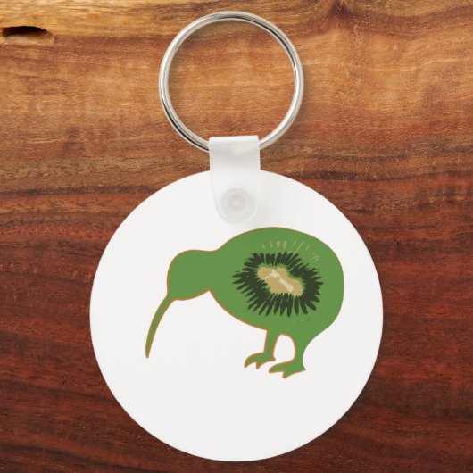 kiwi nz kiwifruit sleutelhanger (Voorkant)