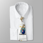 Kiwi NZ MUSIC PATTERN Stropdas (Gebonden)