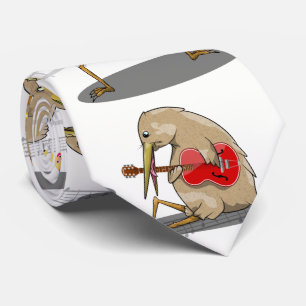 Kiwi NZ MUSIC PATTERN Stropdas