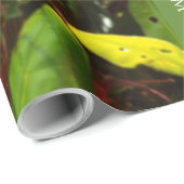 KIWI NZ ROOD GROEN POHUTUKAWA BLOEM XMAS BERICHT CADEAUPAPIER (Rol Hoek)