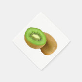 "Kiwi" ontwerp papieren servetten (Hoek)