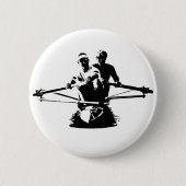 Kiwi Pair Rowing Ronde Button 5,7 Cm (Voorkant)