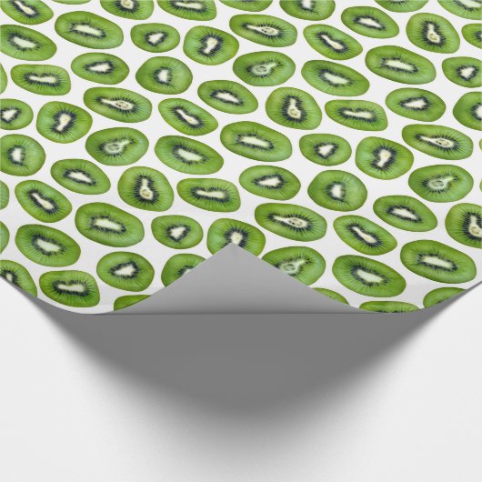 Kiwi Pattern Cadeaupapier (Hoek)
